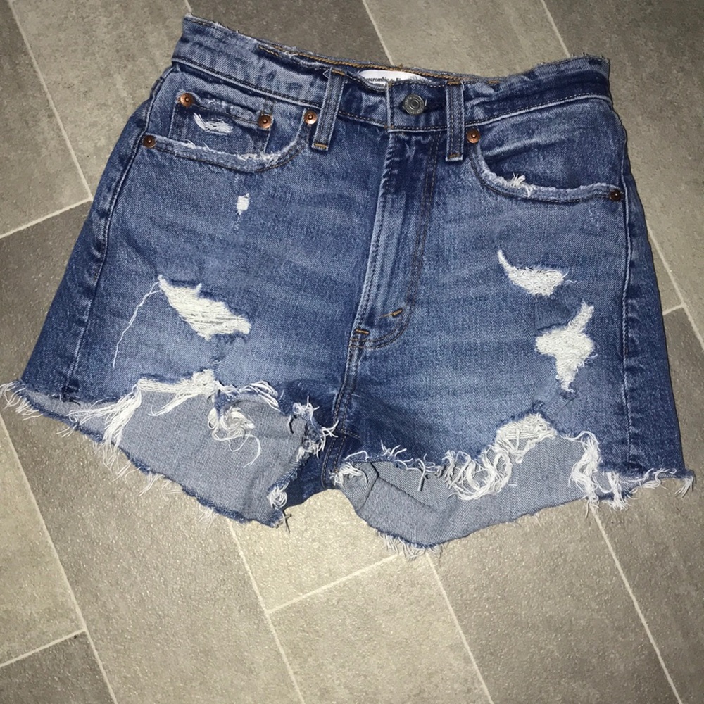Abercrombie mom shorts high rise (curve love)
